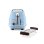 Grille-pain vintage DeLonghi CTOV 2103.AZ 2 fentes 900 W Réchauffage Décongélation Bleu