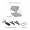 Kensington SD7000 docking station per dispositivo mobile Tablet Argento