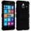 Avizar Funda Negra con Soporte para Nokia Lumia 640 XL