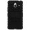 Avizar Funda Negra con Soporte para Nokia Lumia 640 XL