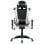Cadeira de Escritório Racing Gamer Branca/Preta