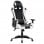 Cadeira de Escritório Racing Gamer Branca/Preta