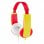 Cuffie per bambini JVC HA-KD5 rosse/gialle