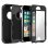 Avizar Funda Protectora Ultrarersistente Multicapa de color Negro para iPhone 5 / 5S / 5C