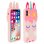Avizar Funda Bumper Rígida de Color Rosa y Unicornio para iPhone X / XS