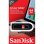 Chiavetta USB SanDisk Cruzer Glide 64GB Nero Rosso USB 2.0
