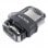 SanDisk Ultra Dual m3.0 lecteur USB flash 128 Go USB Type-A / Micro-USB 3.2 Gen 1 (3.1 Gen 1) Noir, Argent, Transparent