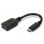 Cavo USB OTG Digitus USB 3.0/MicroUSB 15 cm Nero