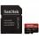 SanDisk Extreme Pro MicroSDXC 128GB Clase 10 U3 V30 A2 + Adaptador SD