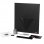 Purline Afrodita Biochimenea Eléctrica Mural 750W Acero Negro