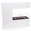 Purline Niobe Lareira Modular de Solo 3500W Branco