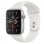 Apple Watch Series 5 GPS 44mm Alumínio Prateado com Bracelete Desportiva Branca