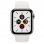 Apple Watch Series 5 GPS 44mm + Cellular Acero Inoxidable Plata con Correa Deportiva Blanca