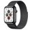 Apple Watch Series 5 GPS 44mm + Cellular Acero Inoxidable Negro Espacial con Correa Metálica Negra