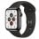 Apple Watch Series 5 GPS 40mm + Cellular Aço Inoxidável Preto Sideral com Bracelete Desportiva Preta