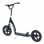 HomCom Scooter Patinete con 2 Ruedas Manillar Ajustable Negro
