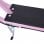 HomCom Scooter Patinete con 2 Ruedas Frenos y Caballete Rosa