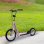 HomCom Scooter Patinete con 2 Ruedas Frenos y Caballete Rosa