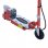 HomCom Scooter Patinete Eléctrico Plegable con Manillar Rojo