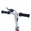 HomCom Scooter Patinete Eléctrico Plegable con Manillar Rojo