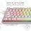 Razer Huntsman Mercury Teclado Mecánico Gaming Retroiluminado Inglés USA