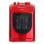 Riscaldatore ceramico Orbegozo CR 5036 1800W oscillante compatto rosso