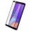 Protecteur d'écran en verre trempé ultra fin Avizar bords noirs pour Samsung Galaxy A7 2018