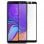 Protecteur d'écran en verre trempé ultra fin Avizar bords noirs pour Samsung Galaxy A7 2018