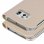 Avizar Capa Protetora Livro Dourada com Janela para Samsung Galaxy S6 Edge