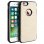 Avizar Funda Protectora de Aluminio y Silicona dorada para iPhone 6 / iPhone 6S