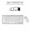 Subblim Dynamic Combo Compact Silver Teclado Bluetooth + Ratón Inalámbrico