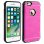 Avizar Funda Protectora de Aluminio y Silicona Rosa para iPhone 6 / iPhone 6S