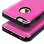 Avizar Funda Protectora de Aluminio y Silicona Rosa para iPhone 6 / iPhone 6S