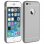 Avizar Funda Protectora de Aluminio y Silicona Plateada para iPhone 5 / iPhone 5S / iPhone SE