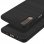 Avizar Funda Protectora de Silicona y Carbono Efecto Aluminio Negro para Samsung Galaxy S9 / A7 2018