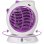 Orbegozo FH 5580 Calefactor 2000W Blanco/Morado