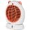 Orbegozo FH 5570 Calefactor 2000W Blanco/Naranja