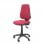 Piqueras y Crespo Elche S Bali Silla Oficina Ruedas Nylon Granate