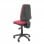 Piqueras y Crespo Elche S Bali Silla Oficina Ruedas Nylon Granate