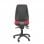 Piqueras y Crespo Elche S Bali Silla Oficina Ruedas Nylon Granate