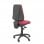 Piqueras y Crespo Elche S Bali Silla Oficina Ruedas Nylon Granate