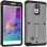 Avizar Funda Protectora Gris Antigolpes con Función Soporte para Samsung Galaxy Note 4