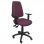 Piqueras y Crespo Elche S Bali Silla de Oficina Brazos Regulables Ruedas Nylon Morada