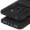 Avizar Funda Protectora Negra con Refuerzos Antigolpes y Soporte para Xiaomi Pocophone F1