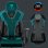 Chaise de jeu ThunderX3 DC3 turquoise/noir