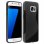 Avizar Funda Protectora de Siligona Negra Flexible S-Line para Samsung Galaxy S7