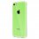 Avizar Funda Protectora de Silicona Ultrafina Transparente para iPhone 5C