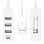 Ewent EW1122 Schnittstellen-Hub USB 2.0 Weiß