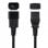 Nanocable Cable de Alimentación CPU C13 Hembra/C14 Macho 5m Negro