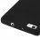 Avizar Funda Protectora de Silicona Negra Flexible para Huawei P8 Lite